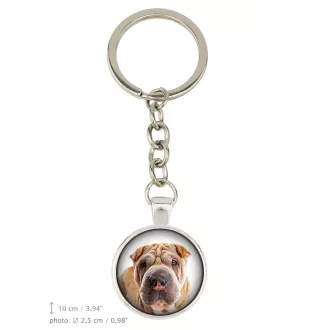 Shar Pei brelok w pudełku ze zdjęciem Art-Dog
