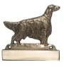 English Setter, Englischer Setter - Haustürschild mit Hund, Messingschild mit Namen, personalisiertes Türschild mit Markennamen Art-Dog
