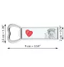 Shar Pei - bottle opener with a dog, personalized fridge opener, unique gift for a man by Art-Dog brand