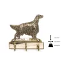 English setter, Lawerack, Laverack - key holder with a dog, brass handle for dog accessories, an elegant decoration for the hallway from the Art-Dog brand.