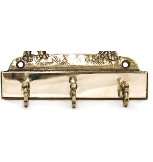 English setter, Lawerack, Laverack - key holder with a dog, brass handle for dog accessories, an elegant decoration for the hallway from the Art-Dog brand.