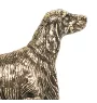 English setter, Lawerack, Laverack - key holder with a dog, brass handle for dog accessories, an elegant decoration for the hallway from the Art-Dog brand.