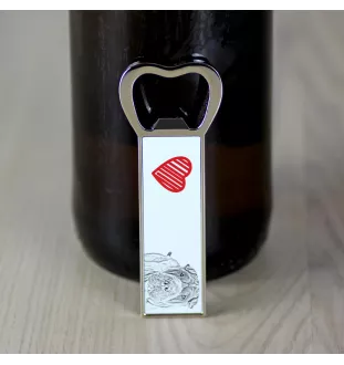 Shar Pei - Flaschenöffner mit Hund, personalisierter Flaschenöffner für den Kühlschrank, ein einzigartiges Geschenk für Männer von der Marke Art-Dog