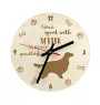 English Setter, Englischer Setter - Hundeuhr, Holzuhr, Wanduhr für Hundefreunde, Tisch- und Regaluhr, Art-Dog