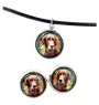 Setter anglais, Setter laverack - boîte à bijoux avec votre photo, ensemble collier et boucles d'oreilles, produits personnalisés de la marque Art-Dog