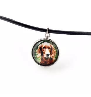 English Setter, Englischer Setter - Schmuck mit Ihrem Foto-Box, Halskette und Ohrringe-Set, personalisierte Produkte der Marke Art-Dog.