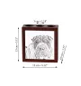 Shar Pei - Stifthalter mit Hund, Schreibtischorganizer mit Aufdruck, personalisierte Schreibtischdekoration der Marke Art-Dog