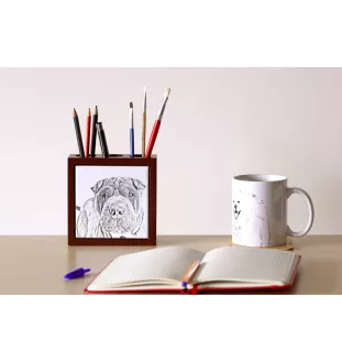 Shar Pei stojak na długopisy z psem Art-Dog