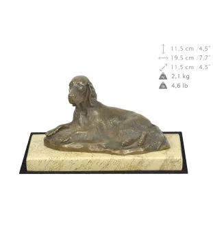 Setter anglais, Setter laverack - statuette de chien, figurine de silhouette de chien, trophée pour exposition de chiens de la marque Art-Dog