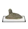 Setter anglais, Setter laverack - statuette de chien, figurine sur un socle blanc, trophée pour exposition de chiens de la marque Art-Dog
