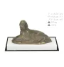 Setter anglais, Setter laverack - statuette de chien, figurine sur un socle blanc, trophée pour exposition de chiens de la marque Art-Dog