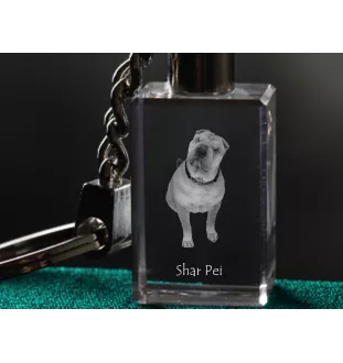 Shar Pei brelok kryształowy z psem Art-Dog