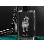 Shar Pei - Porte-clés en cristal avec photo de chien, porte-clés lumineux, cadeau unique de la marque Art-Dog