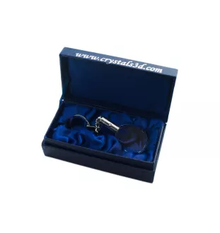 Shar Pei - pendentif avec une photo de chien, porte-clés en cristal dans une boîte cadeau, un cadeau unique par Art-Dog