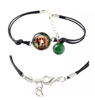 Setter anglais, Setter laverack - bracelet dans une boîte avec votre photo, bijoux féminins, cadeau parfait de la marque Art-Dog