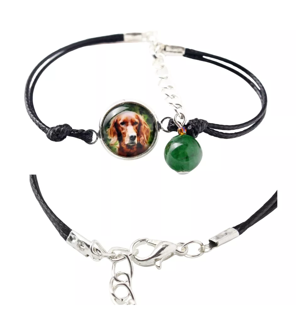 Setter anglais, Setter laverack - bracelet dans une boîte avec votre photo, bijoux féminins, cadeau parfait de la marque Art-Dog