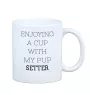 English setter, Lawerack, Laverack - cup with a geometric dog image and the inscription Art-Dog