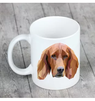 Seter angielski kubek geometryczny Art-Dog
