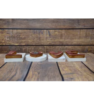 Shar Pei - wooden LOVE sign, interior decoration with a dog, charming ornament for the shelf by Art-Dog brand