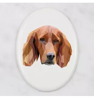 Seter angielski płytka geometryczna Art-Dog