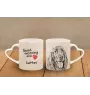 English Setter, Englischer Setter I - Tasse mit Hund, entzückende Tasse mit herzförmigem Henkel, universelles Geschenk der Marke Art-Dog