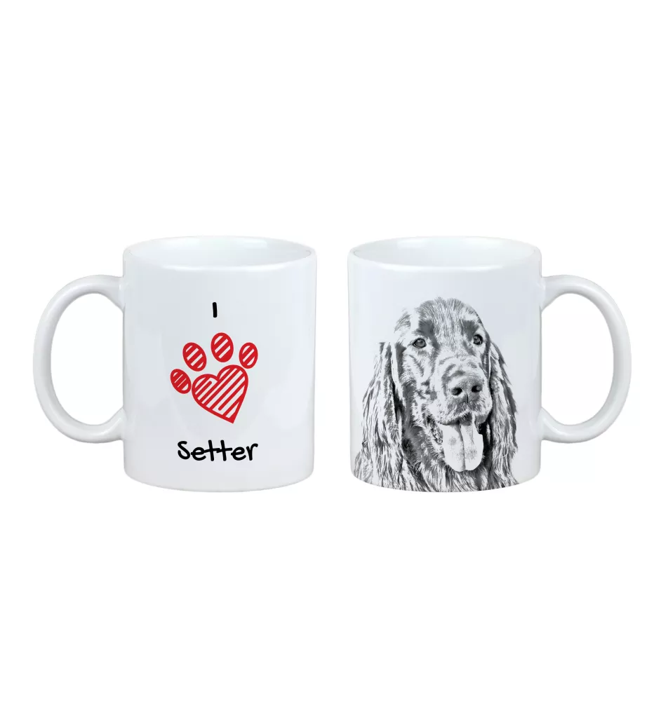 Setter anglais, Setter laverack I - tasse avec chien, une tasse adorable avec une illustration, un cadeau avec votre photo de la marque Art-Dog