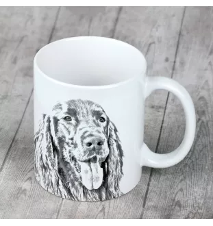 Seter angielski kubek z psem I love Art-Dog