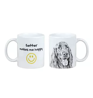 Setter anglais, Setter laverack I - tasse avec chien, une tasse joyeuse pour les amoureux des chiens, un cadeau personnalisé de la marque Art-Dog