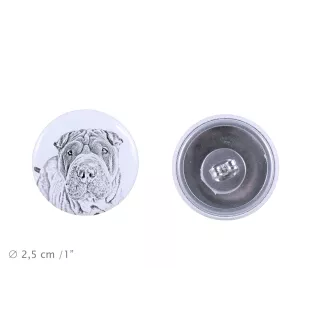 Shar Pei - einzigartige Hund-Ohrringe, Ihr Haustier als Schlüsselanhänger, Eigenmarke Art-Dog
