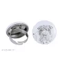 Shar Pei - bijoux pour femmes avec l'image d'un chien, produit fait à la main, possibilité d'ajouter sa propre photo, marque Art-Dog