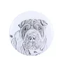 Shar Pei - Anstecknadel mit Ihrem Hund, fügen Sie Ihr eigenes Foto hinzu, Marke Art-Dog