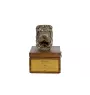Shar Pei - Eine Ascheurne für Hunde mit einer Statuette, eine kleine Urne für Hunde, eine personalisierte Urne mit dem Porträt eines Hundes von der Marke Art-Dog.