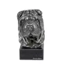 Shar Pei - Figur auf Marmor, mit Silbermetall überzogen, handgefertigt, Marke Art-Dog