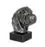 Shar Pei - figurine on marble, covered with silver metal, handmade, brand Art-Dog