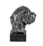 Shar Pei - figurine en marbre, recouverte de métal argenté, fabriquée à la main, marque Art-Dog