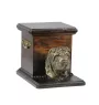 Shar Pei urna wykonana z drewna z psem Art-Dog