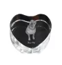 Shar Pei - a photo of a dog in crystal, crystal heart, unique photo frame from the Art-Dog brand