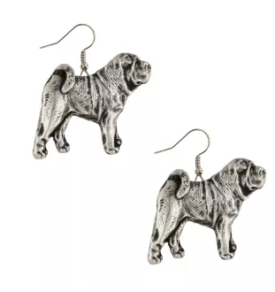 Shar Pei - boucles d'oreilles pendantes avec des chiens, bijoux charmants pour maman de chien, cadeau pour fille de la marque Art-Dog
