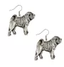 Shar Pei kolczyki posrebrzane z psem Art-Dog