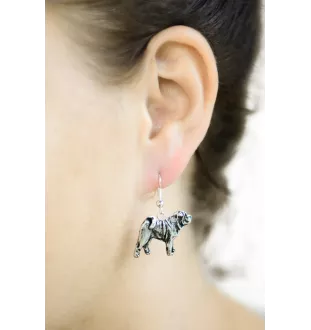 Shar Pei - hanging earrings with dogs, charming jewelry for a dog mom, a gift for a girl from the Art-Dog brand