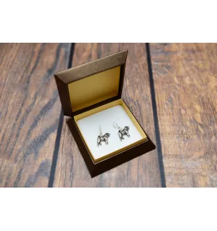 Shar Pei - hanging earrings with dogs, charming jewelry for a dog mom, a gift for a girl from the Art-Dog brand