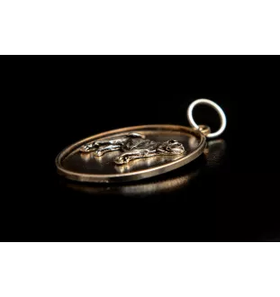 Shar Pei - collier avec chien, pendentif pour maman de chien, bijoux uniques de la marque Art-Dog