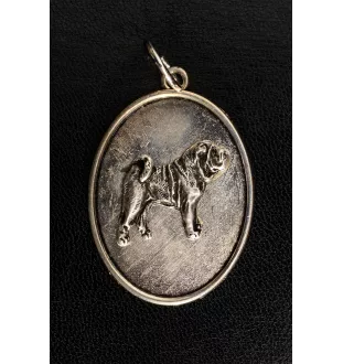 Shar Pei - collier avec chien, pendentif pour maman de chien, bijoux uniques de la marque Art-Dog
