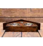 Shar Pei - wooden stand with bowls for a dog, decorative dog bowls, a gift for adopting a dog from the Art-Dog brand