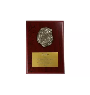 Shar Pei - bas-relief de chien, petit décor, plaque réaliste avec chien de la marque Art-Dog