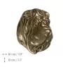 Shar Pei - plaque commémorative avec chien, remerciement personnalisé, récompense, diplôme avec dédicace de la marque Art-Dog