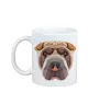 Shar Pei - Becher mit einem Bild und dem Schriftzug geometrischer Hund Art-Dog