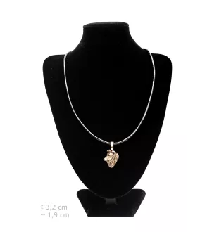 Sheltie - Hundehalsband, versilberter Anhänger für den Hundeliebhaber, dezenter Schmuck von Art-Dog