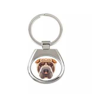 Shar Pei brelok geometryczny Art-Dog
