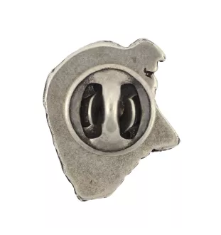 Sheltie  - Versilberte Hundebrosche, elegante Anstecknadel, Jackenreversschmuck der Marke Art-Dog